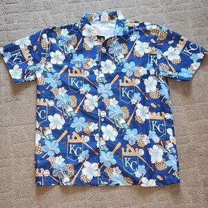 Kansas City Royals Hawaiian Aloha Shirt M